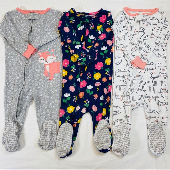12 month footed pajamas